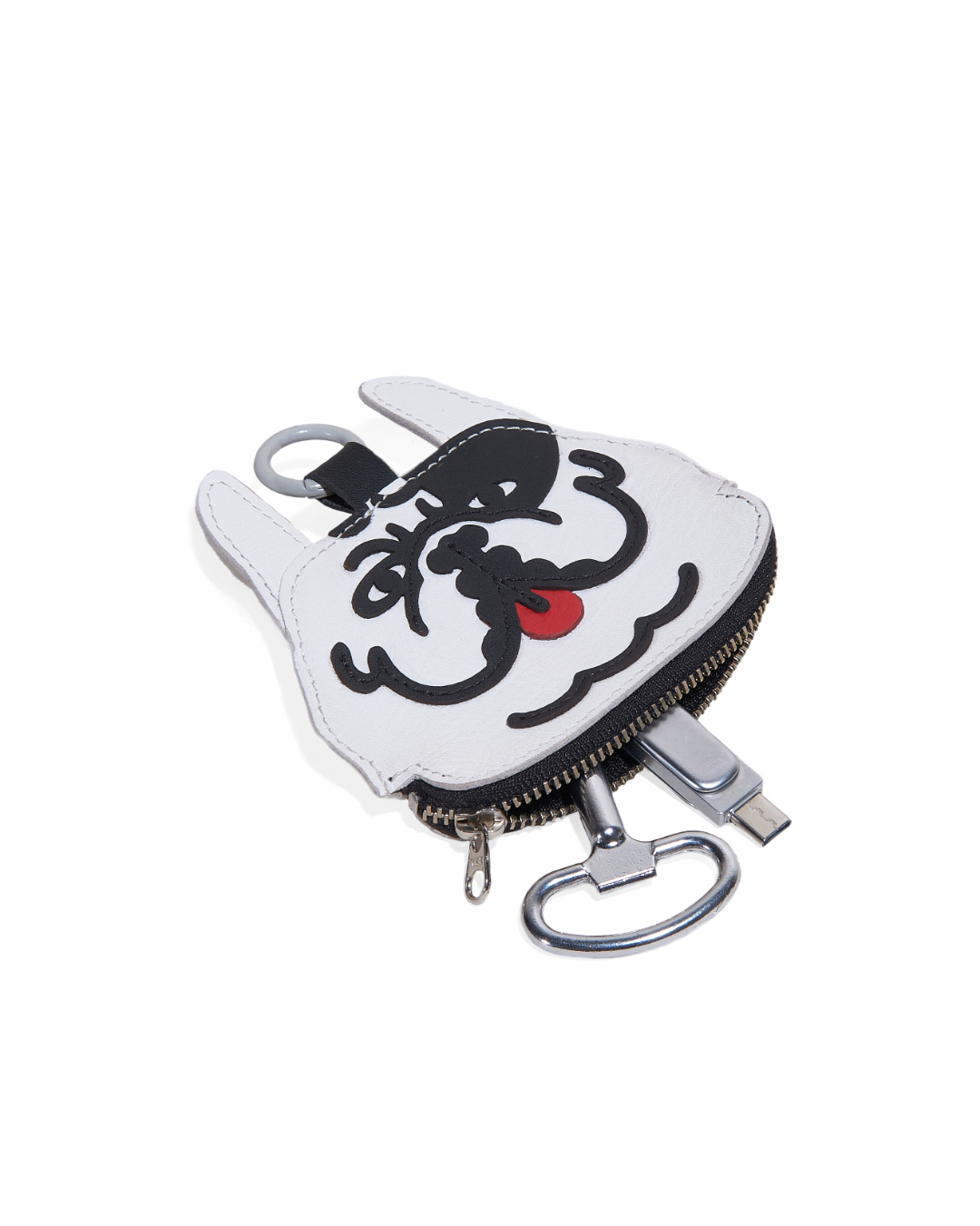 Babbot Leather Bag Charm Pouch - Image 4